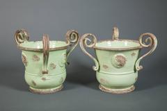 Pair of Large Italian Urns