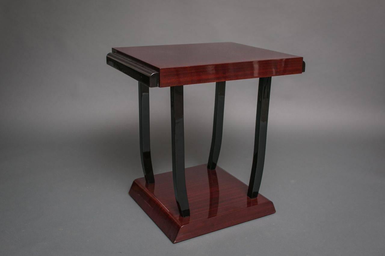 20th Century French Art Deco Mahogany Table