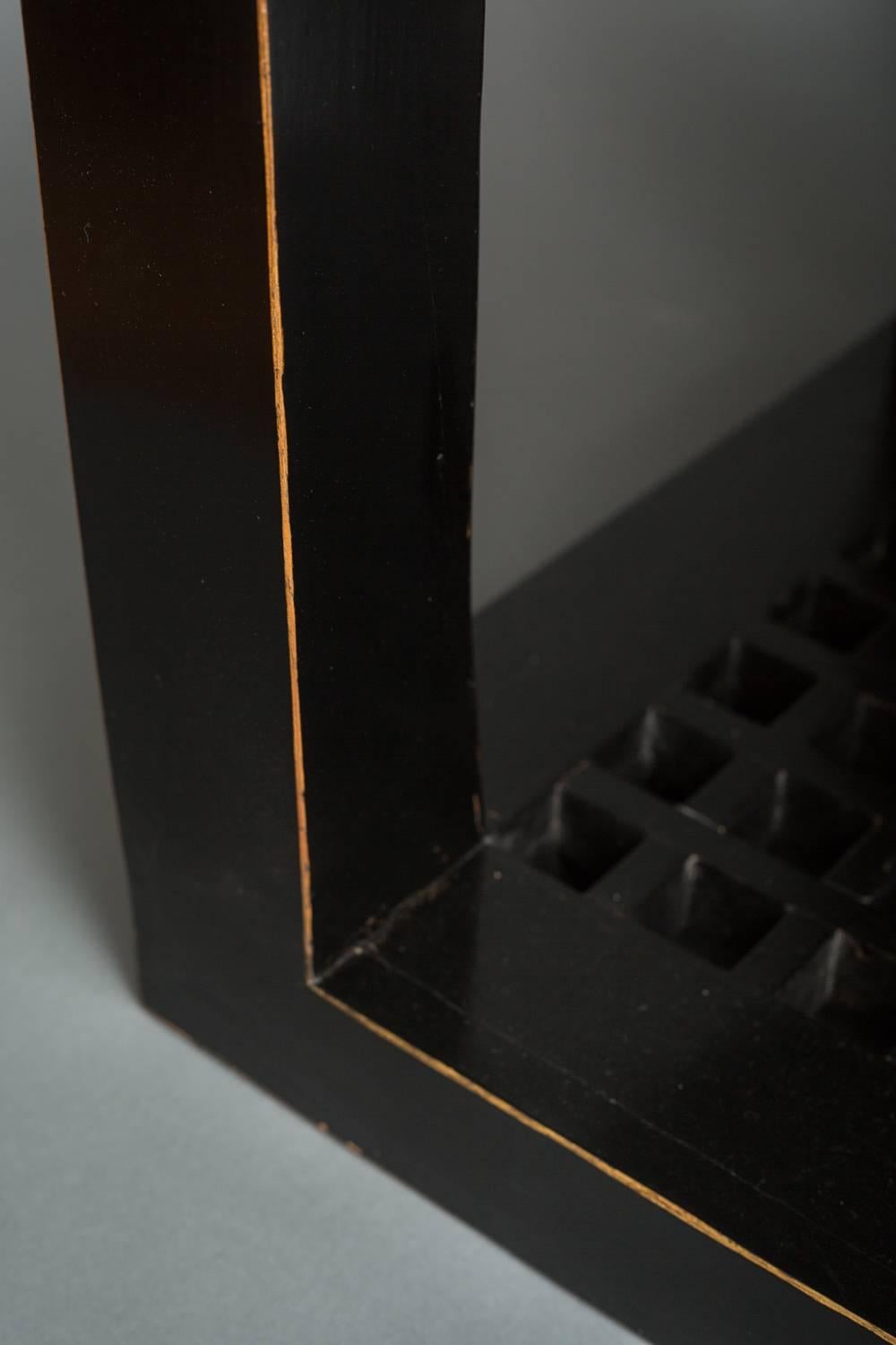 black cube side table