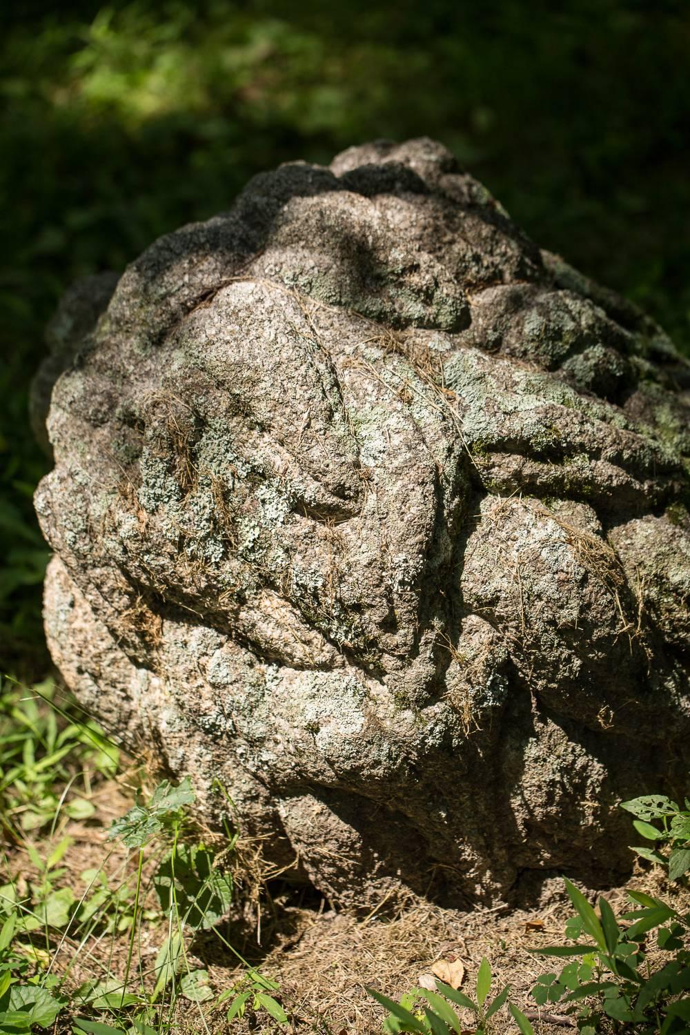 Granite 17th Century Japanese Lion Garden Sculpture