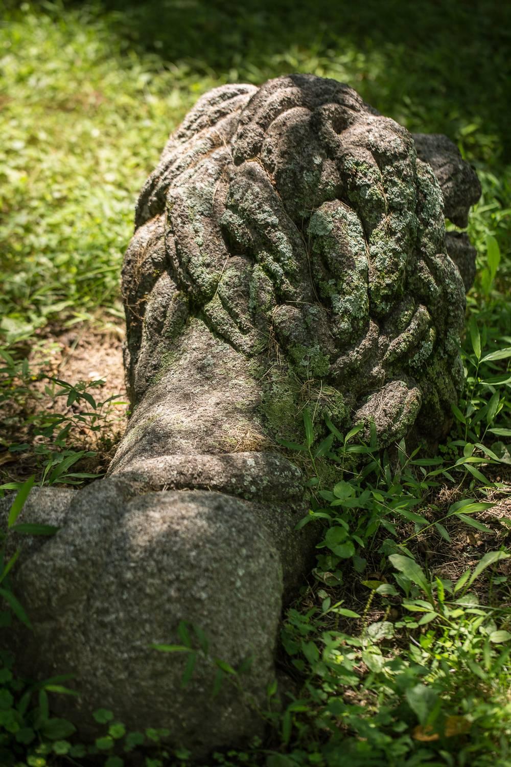 17th Century Japanese Lion Garden Sculpture 1