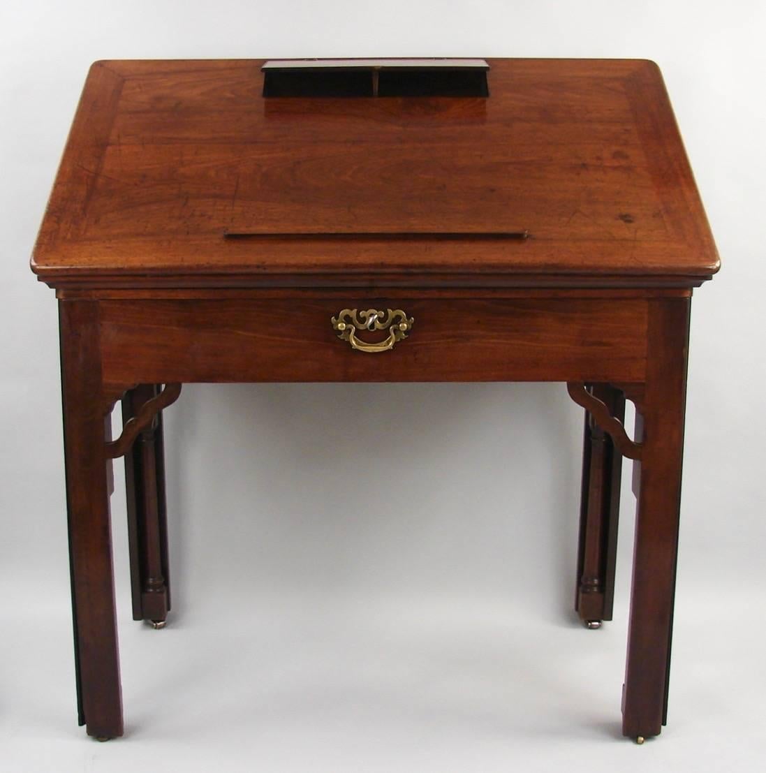 George II Georgian Mahogany Adjustable Architect's Table