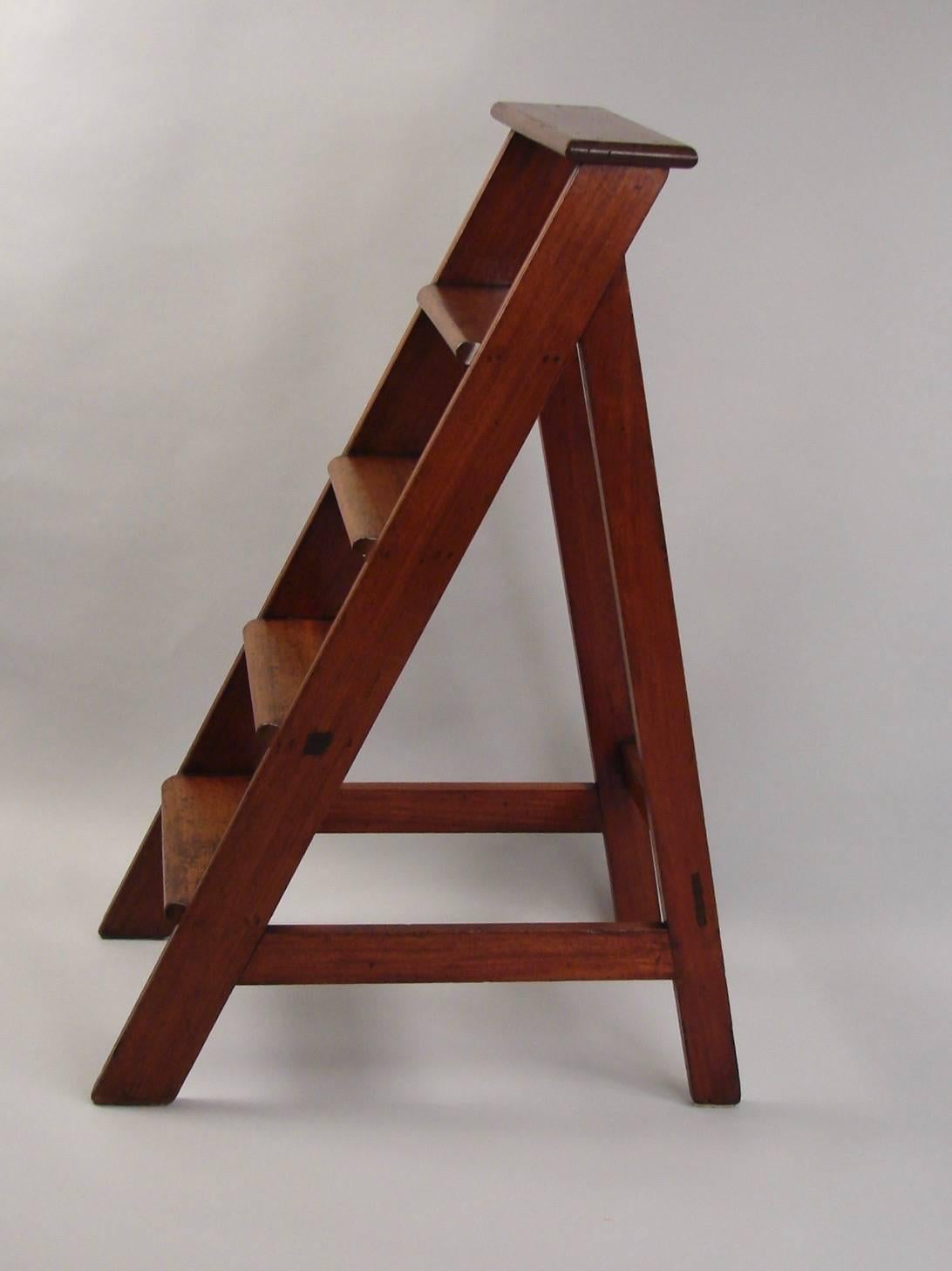 free standing library ladder