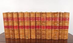 24 Volume Leather Bound History of Europe Published, 1845-1849