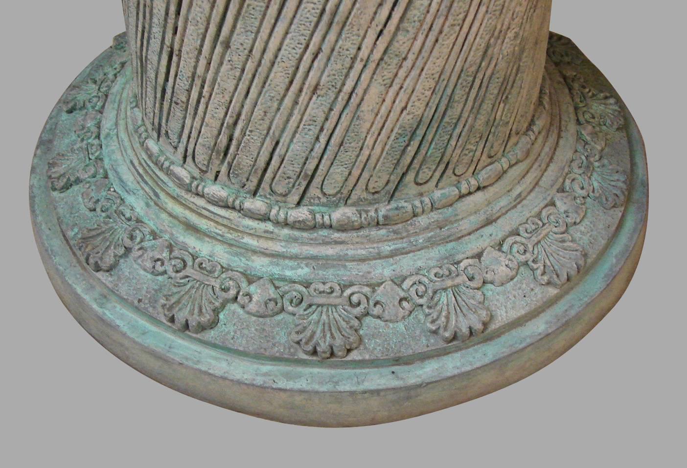 Neoclassical Style Planters, Patinated Bronze  2
