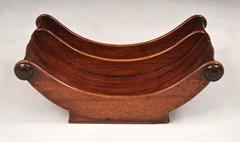 Regency Mahogany Cheese Wheel Holder