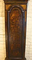 George II Japanned 8 Day Tall Case Clock by Jonathan Wady