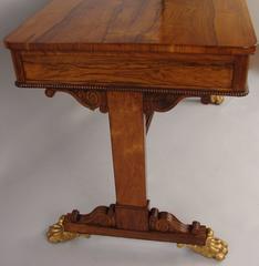 Regency Rosewood Library Table