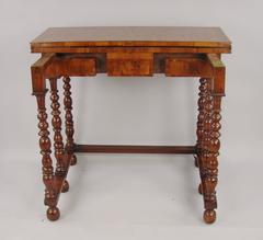 William und Mary Inlaid Gateleg Spieltisch