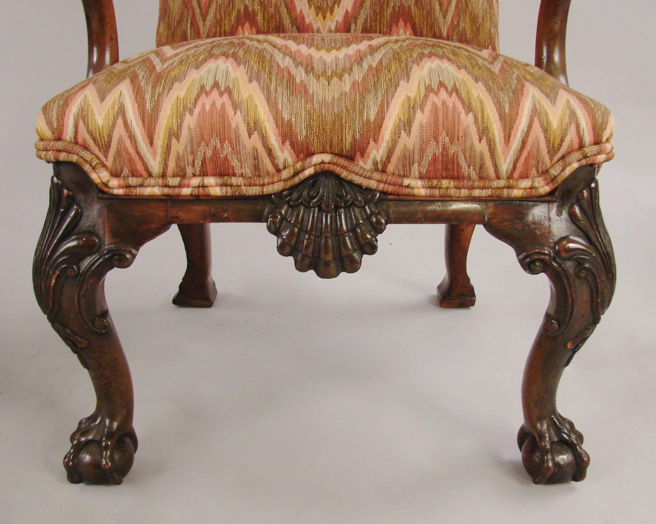 Fine Pair of George II Style Mahogany Child's Chairs In Excellent Condition In San Francisco, CA