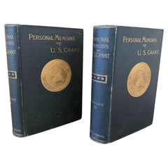 First Edition Personal Memoirs of U.S. Grant Published: Chas. Webster N.Y 1885