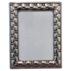 Italian Sterling Silver Cushion Style Picture Frame