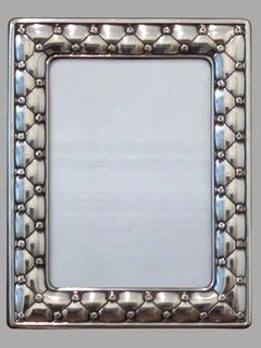 Bilderrahmen im Kissenformat aus italienischem Sterlingsilber