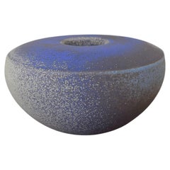Ingrid Van Munter (French b. 1974) Blue Ceramic Vessel from Planet Series