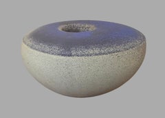 Ingrid Van Munter (French b. 1974) Blue Ceramic Vessel from Planet Series