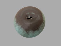 Ingrid Van Munter (French b. 1974) Large Blue Ceramic Vessel from Planet Series