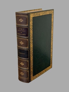 „Comic History of England“, illustriert von John Leech, neu gebunden von Bayntun aus Bath