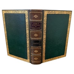 „Comic History of England“, illustriert von John Leech, neu gebunden von Bayntun aus Bath