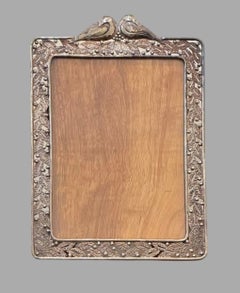 Vintage-Bilderrahmen aus feinem mexikanischem Sterlingsilber von Emilia Castillo