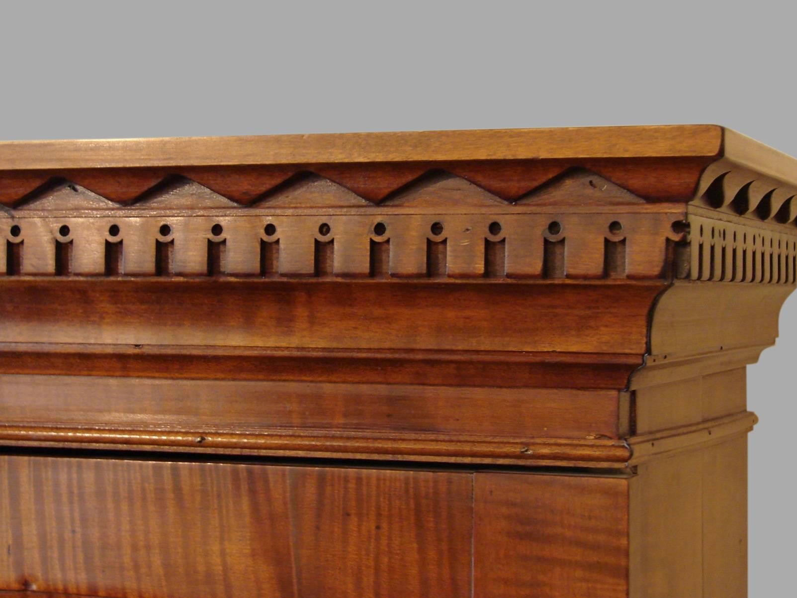 18th Century American Maple Secretary Bookcase 1