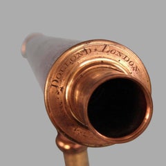Fine George III Mahogany and Brass Telescope by Dollond of London