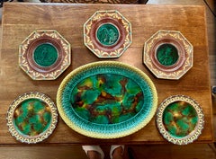 Majolica platter owned by legendary NYC socialite and editor Brooke Astor