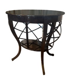 Bespoke side table, by legendary craftsman L. Rossi