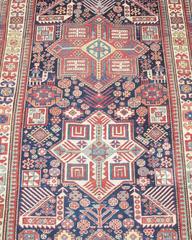Late 19th Century Light Red Akstafa Rug