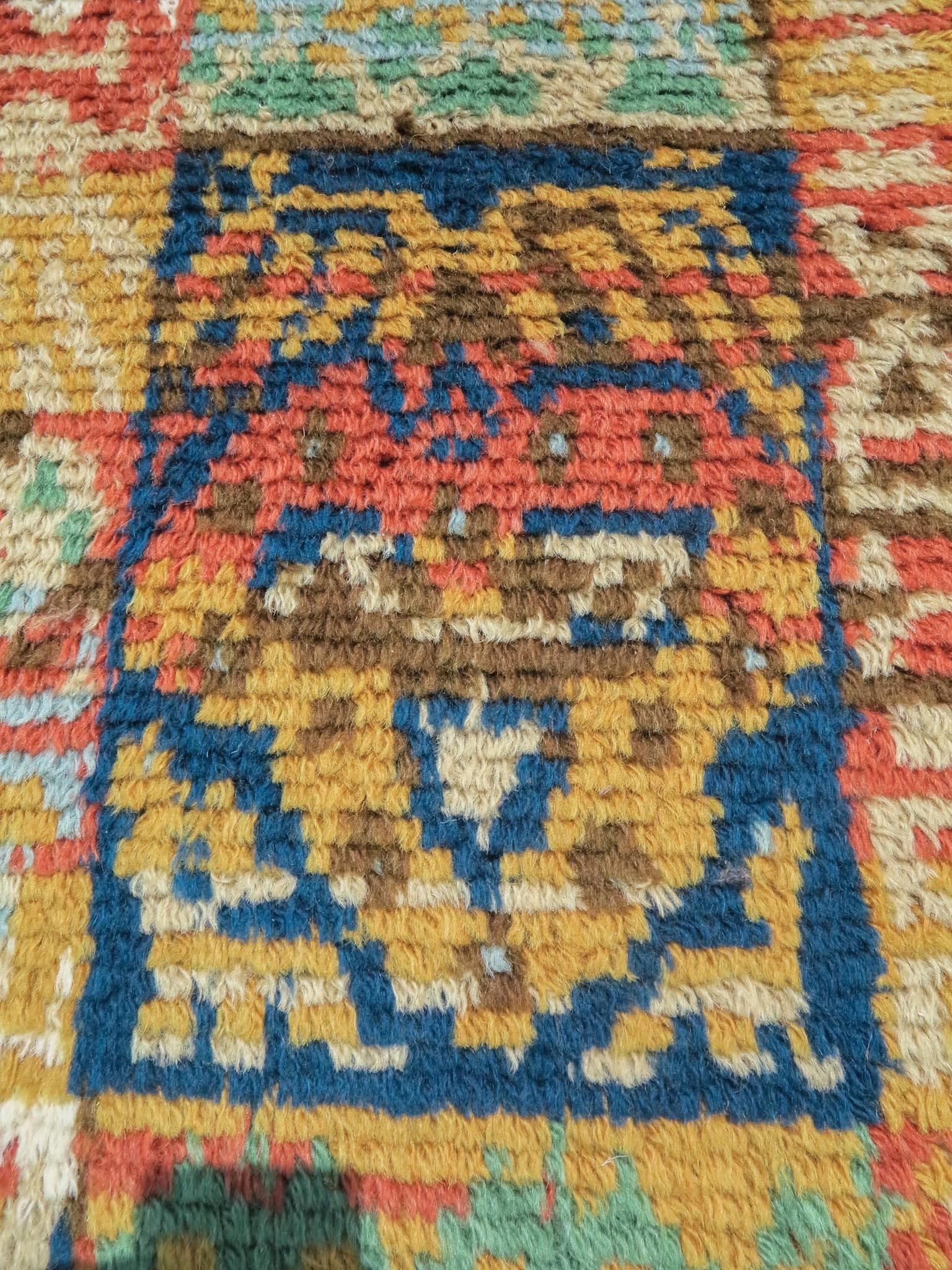 Scandinavian pile rug.