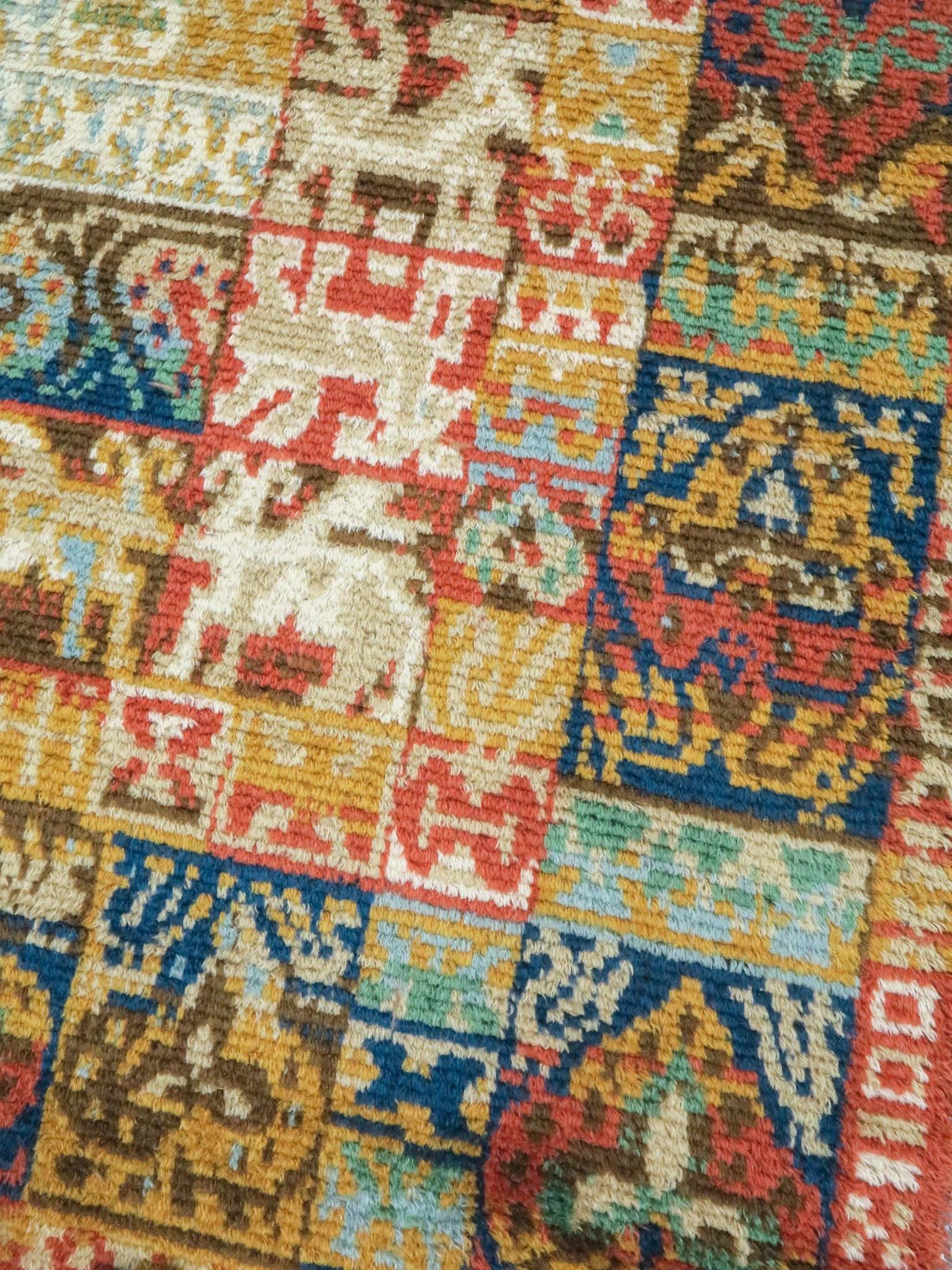 Mid 20th Century Wool Scandinavian Pile Rug In Excellent Condition For Sale In San Francisco, CA