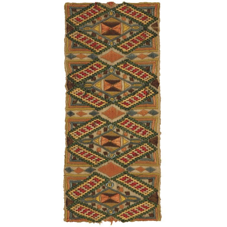 Spanish Furnishing Fabric Fragment at 1stdibs