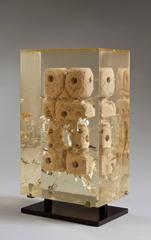 Pierre Giraudon Attributed, French Fractal Resin Sculpture