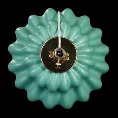 Ewald Dahlskog for Bo Fajans, Large Swedish Ceramic Vase, Now a Lamp