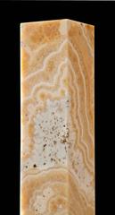Art Deco Egyptian Alabaster Square Column Pedestal