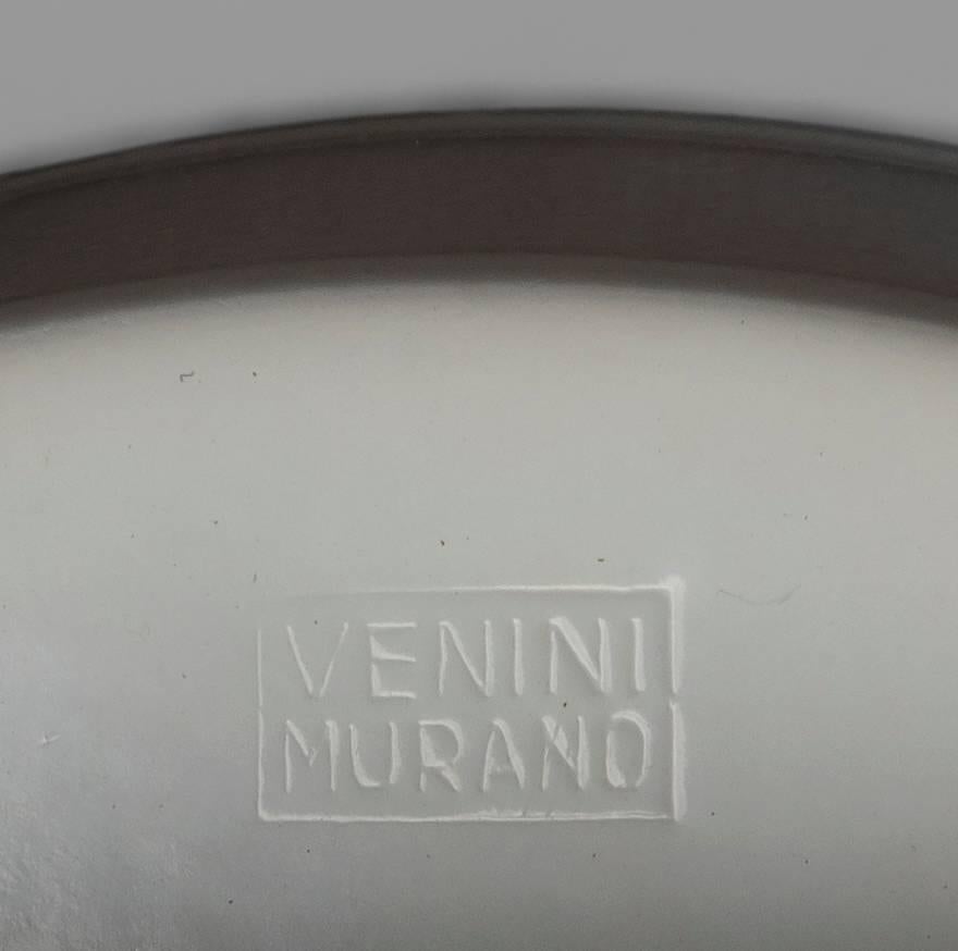 Murano Glass Venini, Set of 6 Patchwork Sconces / Ceiling LIghts