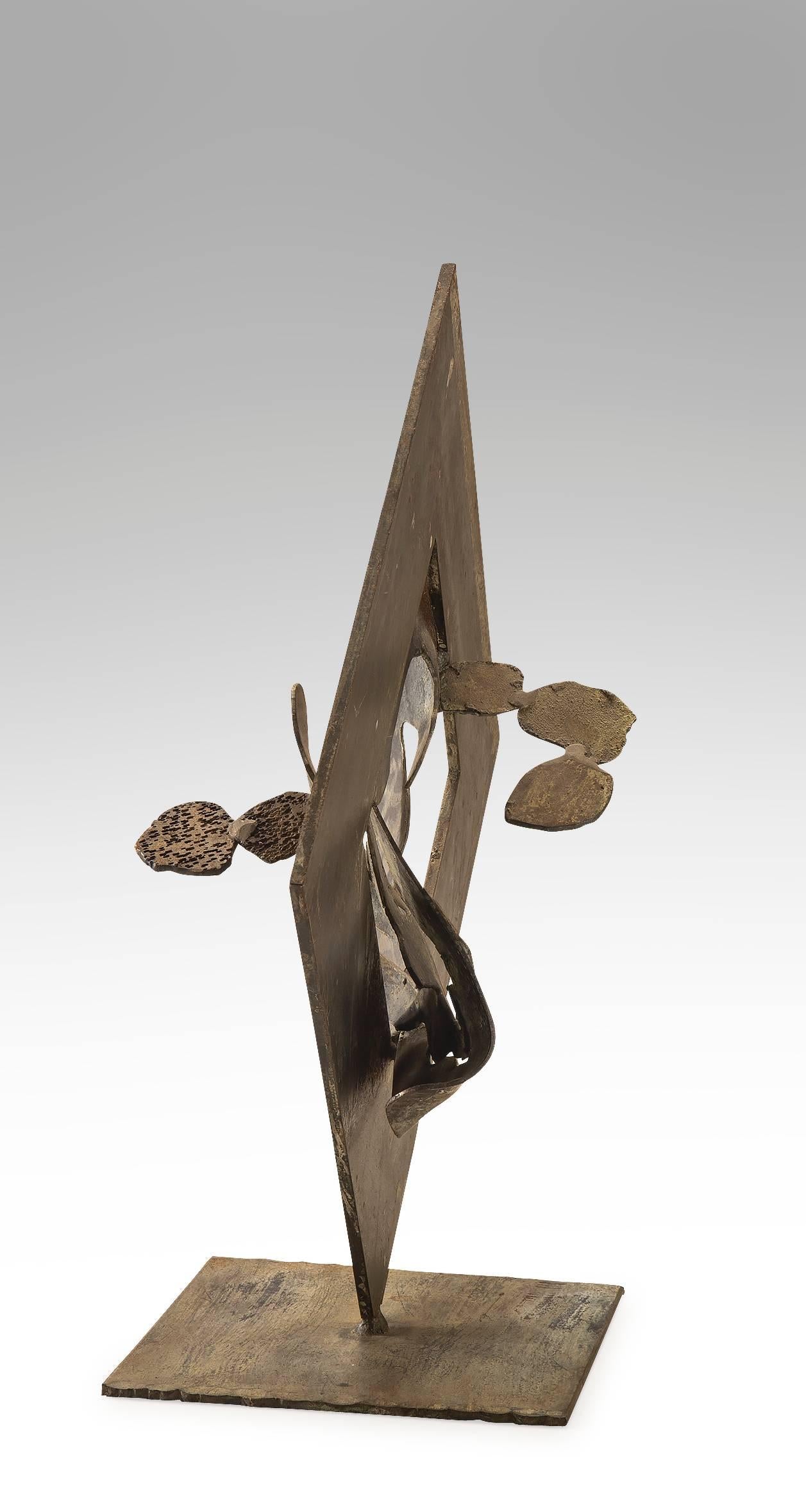 Dominique Maltier, Iron Heart Sculpture (Moderne) im Angebot