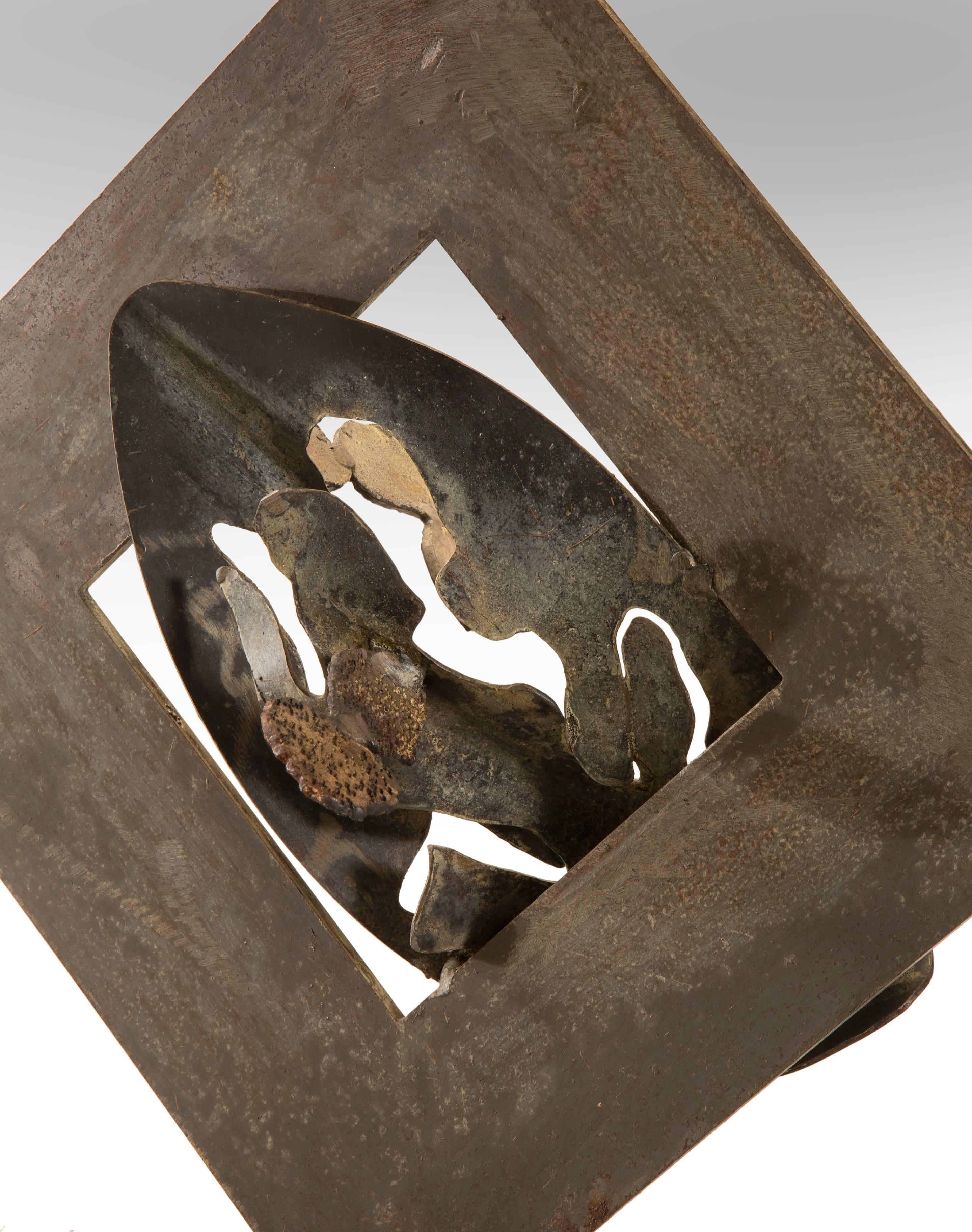 Dominique Maltier, Iron Heart Sculpture im Zustand „Gut“ im Angebot in New York, NY