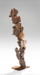 French School, A Patinated Iron Sculpture, Signed