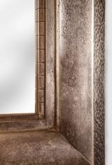 Charles Piguet, Small Patinated Iron Frame, Now with Mirror Glass