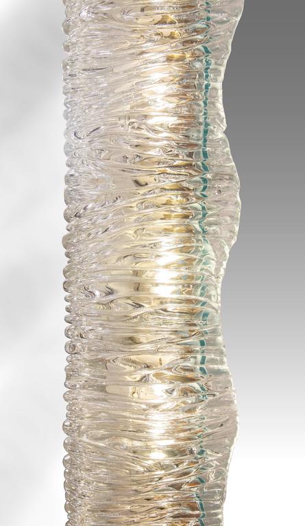 Curated visual reference: Picture Idea: Venini Rare Illuminated Textured And Colorless Murano Glass Framed