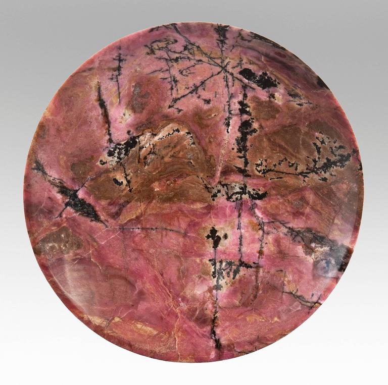 Exceptional Russian Rhodonite Tazza For Sale at 1stDibs