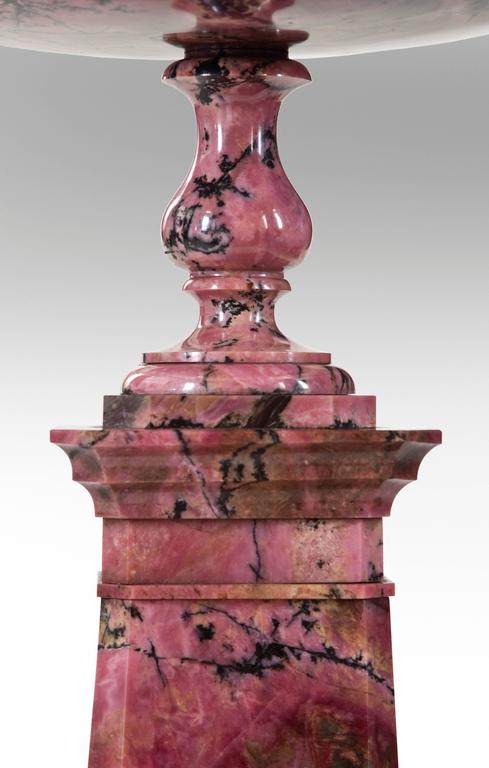 Exceptional Russian Rhodonite Tazza For Sale at 1stDibs