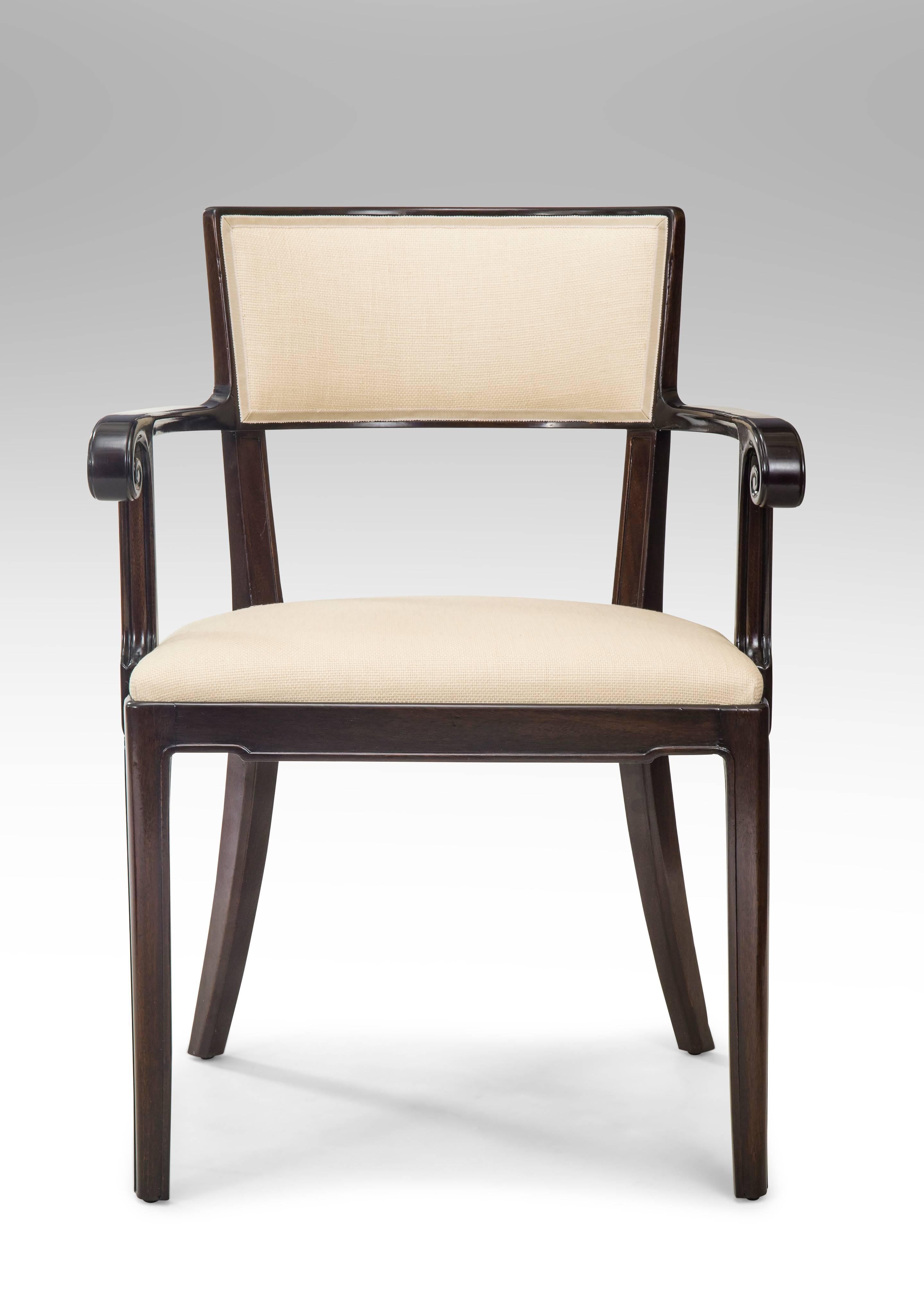 David Blomberg, Swedish Grace Period Mahogany Armchair 1