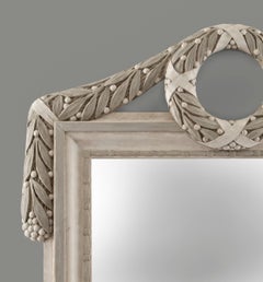 C.F. Harsdorff, Attributed, a Danish Neoclassical Painted Mirror