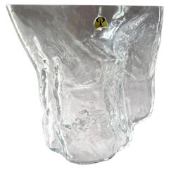 Jarra de cristal para hielo de los años 70 Edición "Alaska" de Peill & Putzler, Rocky Crystal, Alemania