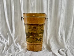 Porte-parapluies anglais F. C. Turner, imprimé, milieu du siècle, scène de chasse