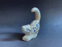 Statuetta di gatto "Marianne Starck", opera d'arte in ceramica per M. Andersen & Son, Danimarca, anni '60