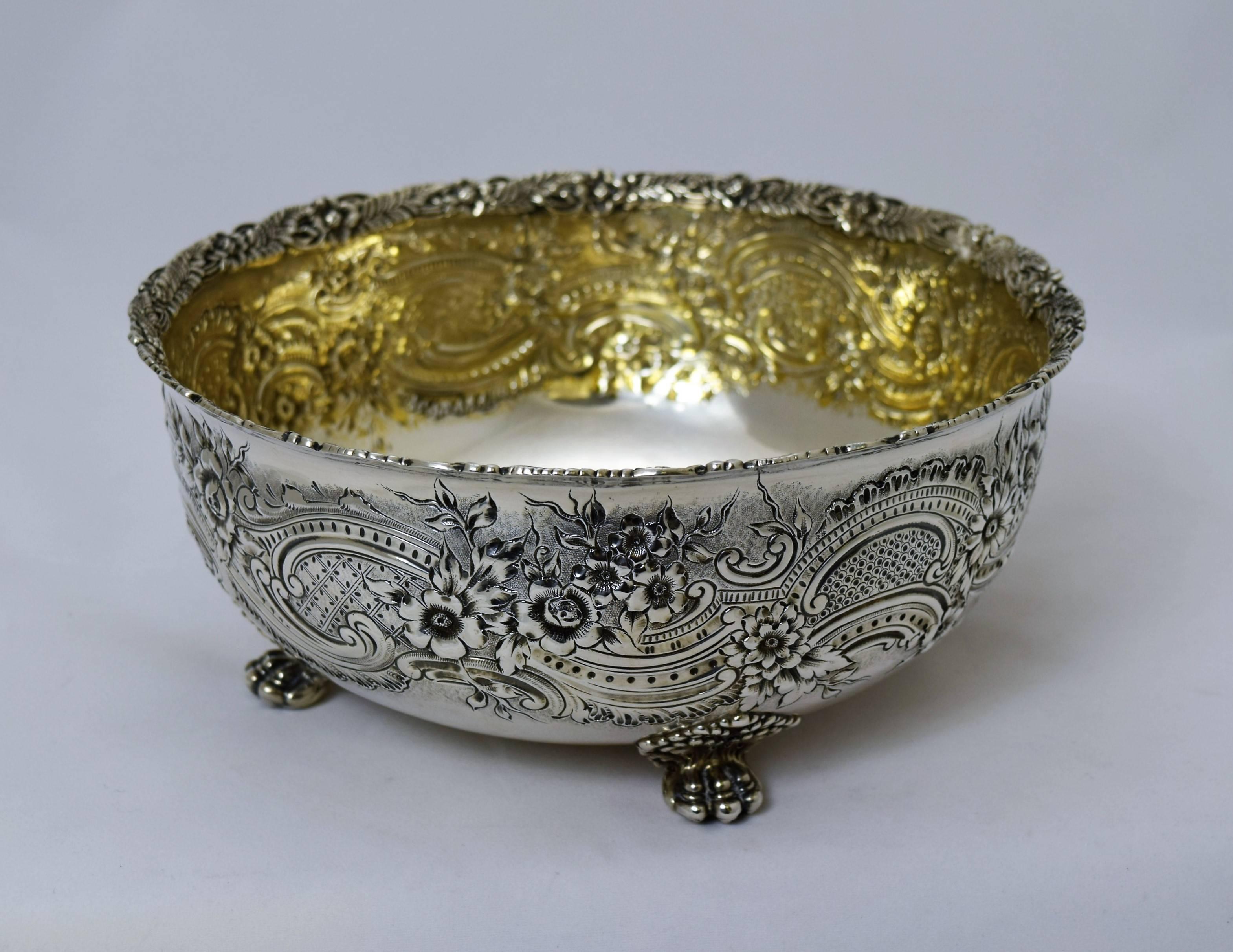 Being offered is a sterling silver bowl made by Tiffany & Co. of New York.