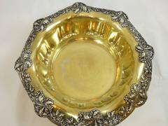 Tiffany Sterling Silver Bowl with Holly Motifs