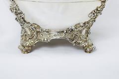 Tiffany Sterling Silver Bowl with Cast Floral Motifs